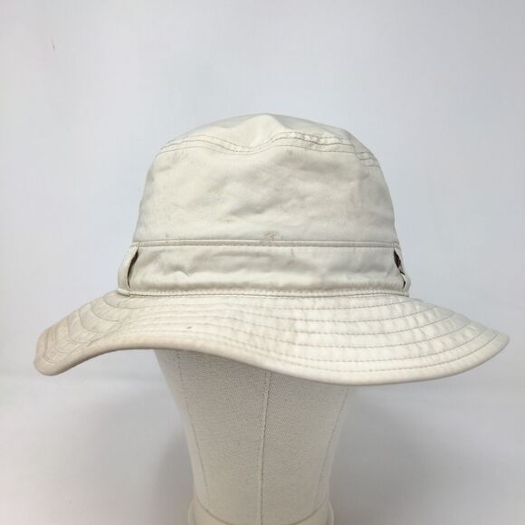 Solar Escape Women's Wide Brim Sun Hat Tan OS Drawstring 100% Polyester - Picture 2 of 10